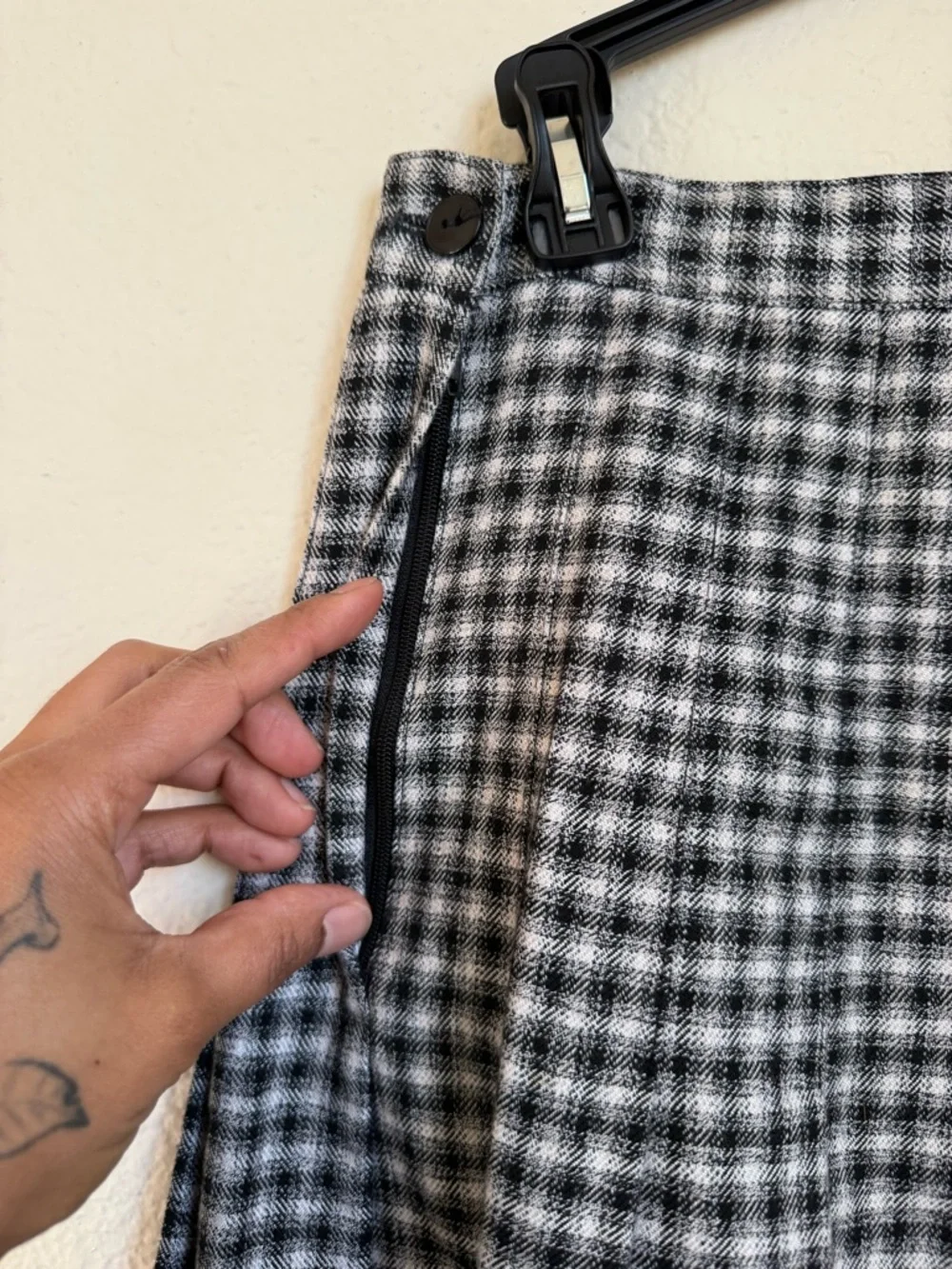 Vintage Mission Pleated A-Line Skirt